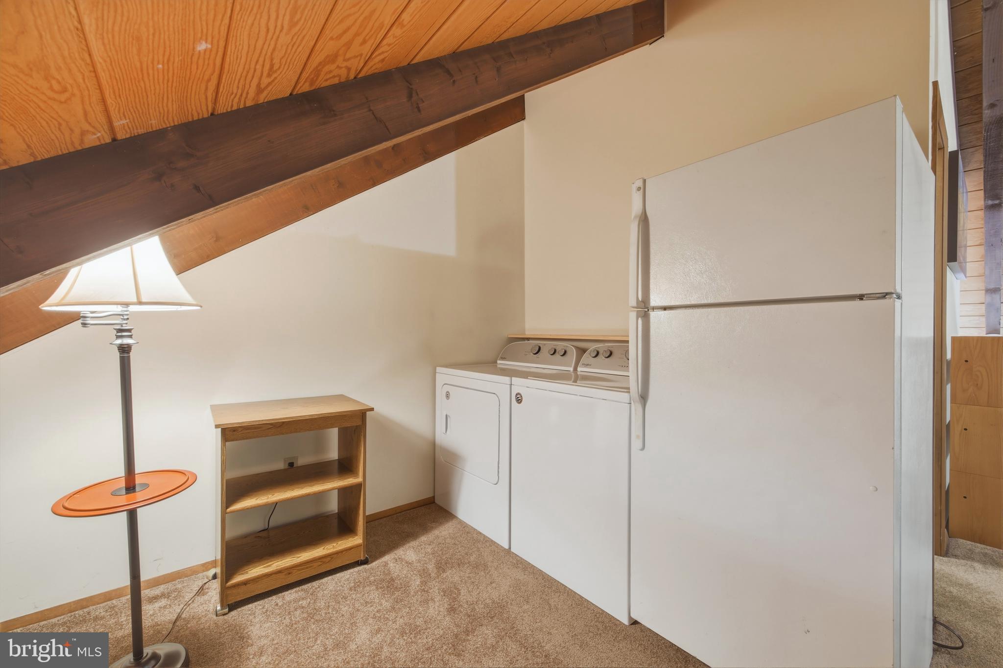 274 The Hill Road, Unit 13C Basye, VA 22810 - Photo 31 of 45 Upper Level - Washer/Dryer/ Extra Refrigerator