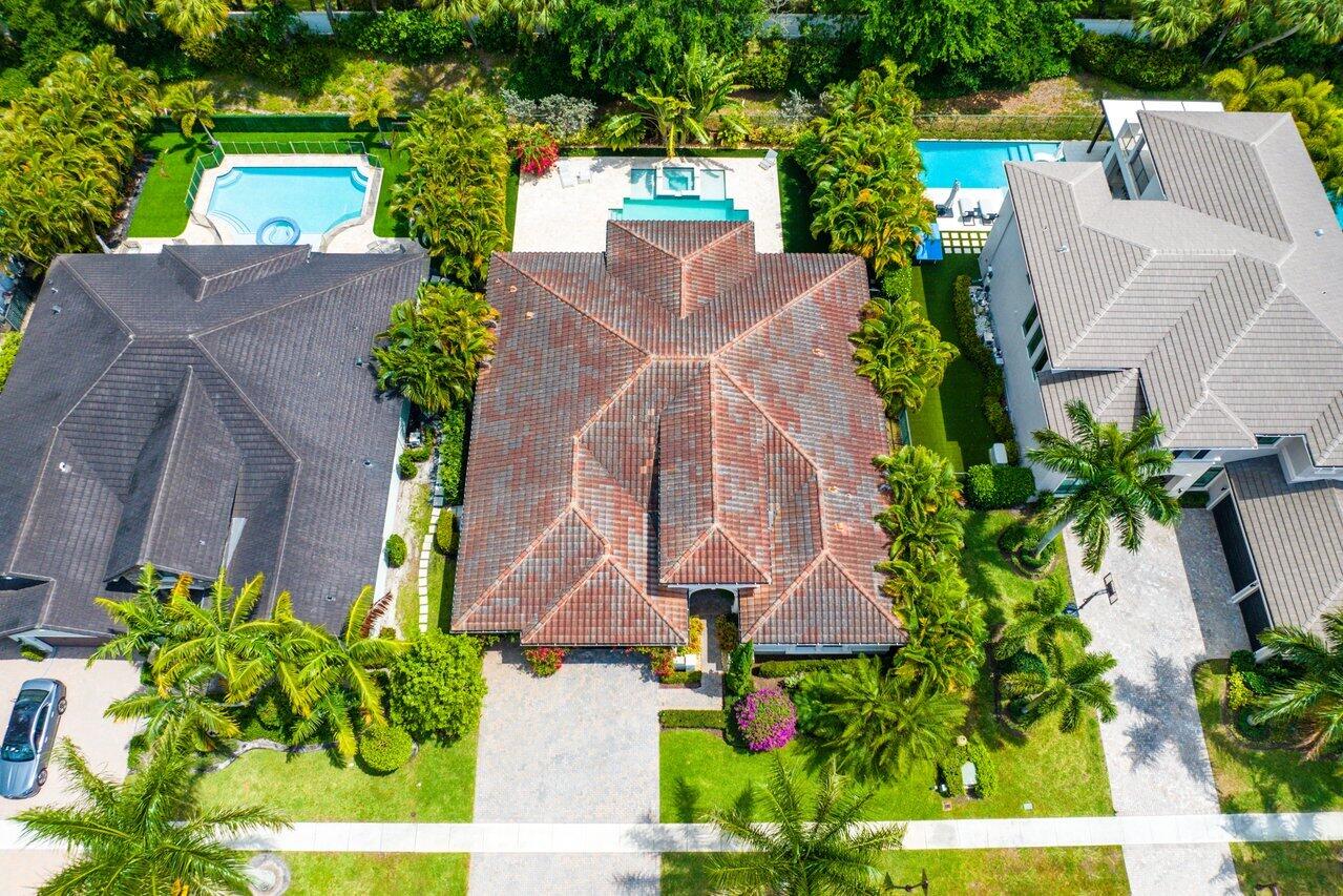 17662 Cadena Drive Boca Raton, FL 33496 - Photo 58 of 71 an aerial view of a house with yard and outdoor seating