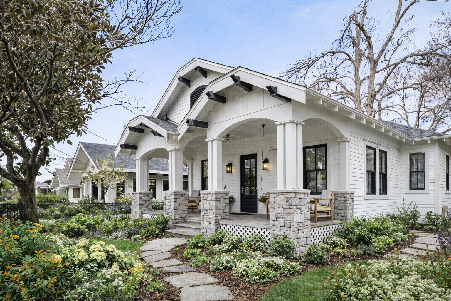 1004 Missouri Street Houston, TX 77006 - Photo 5 of 22 Virtually remodeled front side view of the house.
