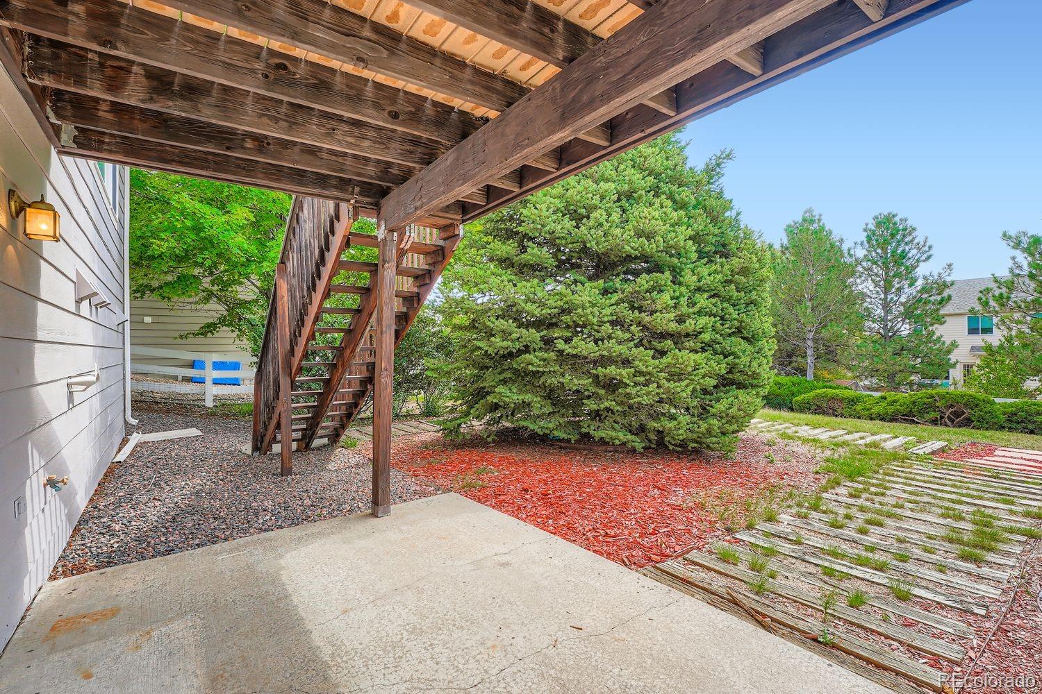 20758 East Maplewood Lane Centennial, CO 80016 - Photo 25 of 29 a view of a backyard with plants