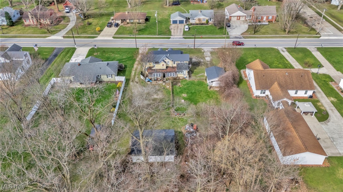 34 Old State Road North Norwalk, OH 44857 - Photo 14 of 31 Drone / aerial view featuring a residential view