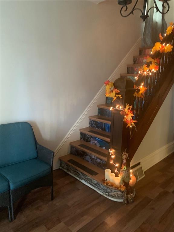 451 Delaware Avenue Rochester, PA 15074 - Photo 13 of 19 a view of entryway and hall with wooden floor