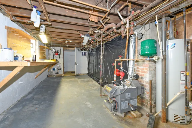 a view of storage and utility room