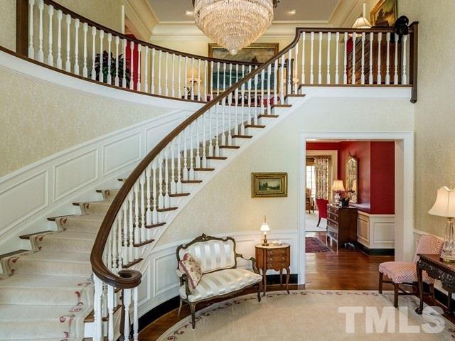 4613 Stormy Gale Road Raleigh, NC 27614 - Photo 5 of 30 a view of entryway livingroom and hall