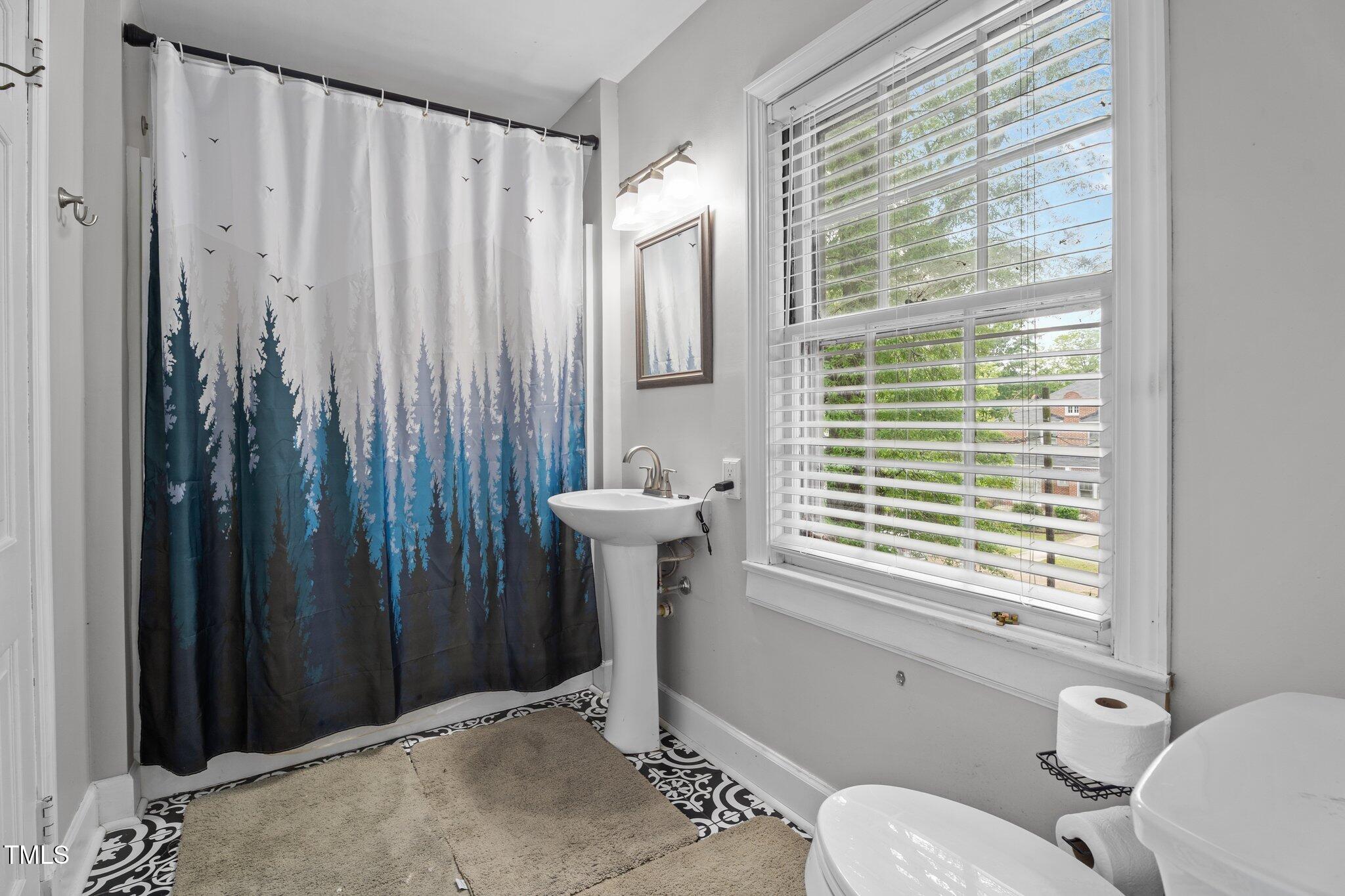 925 South Chestnut Street Henderson, NC 27536 - Photo 17 of 28 a bathroom with a sink toilet and shower
