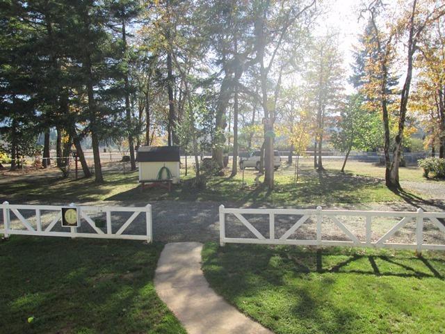 5264 Holland Loop Road Cave Junction, OR 97523 - Photo 3 of 32 a view of a backyard with table and chairs