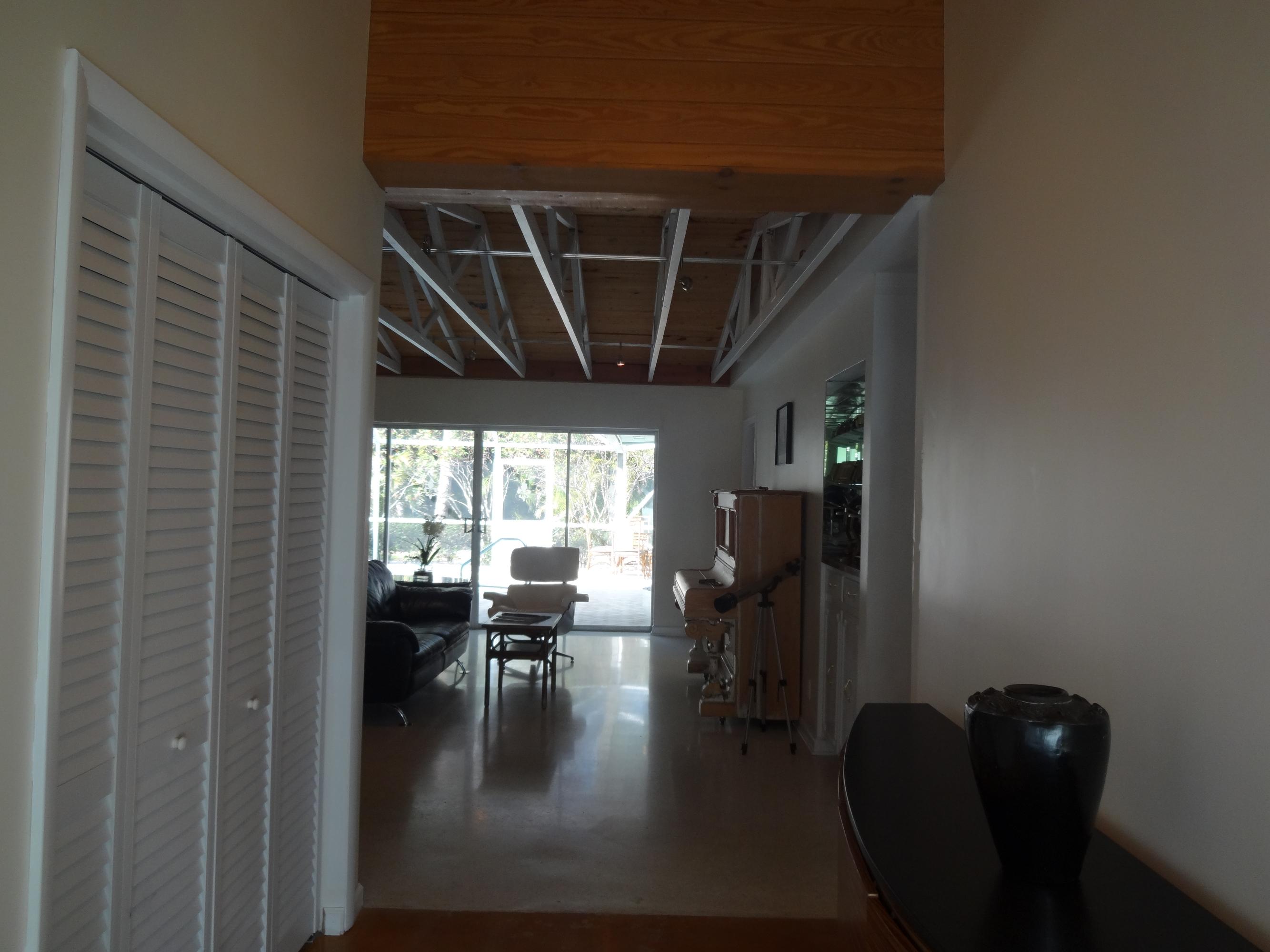 685 Southwest 5th Street Boca Raton, FL 33486 - Photo 20 of 34 Large foyer w/vaulted wood ceiling