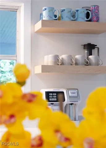 a view of table and chairs