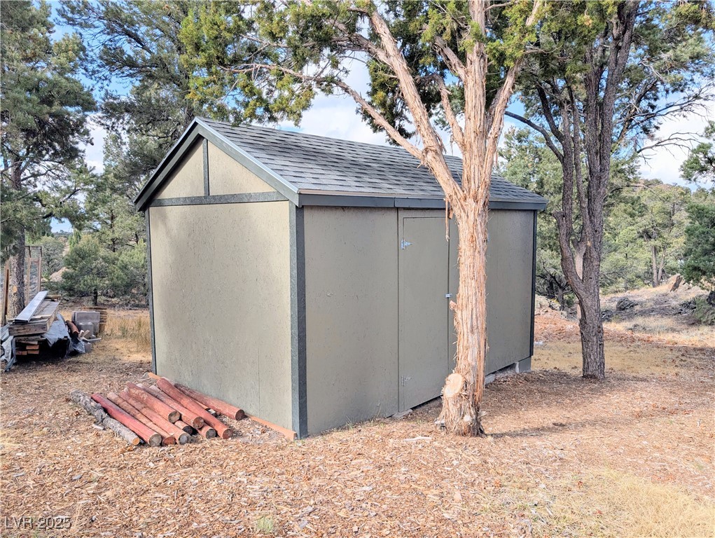 8320 Mother Lode Road Pioche, NV 89043 - Photo 15 of 46 View of woodshed