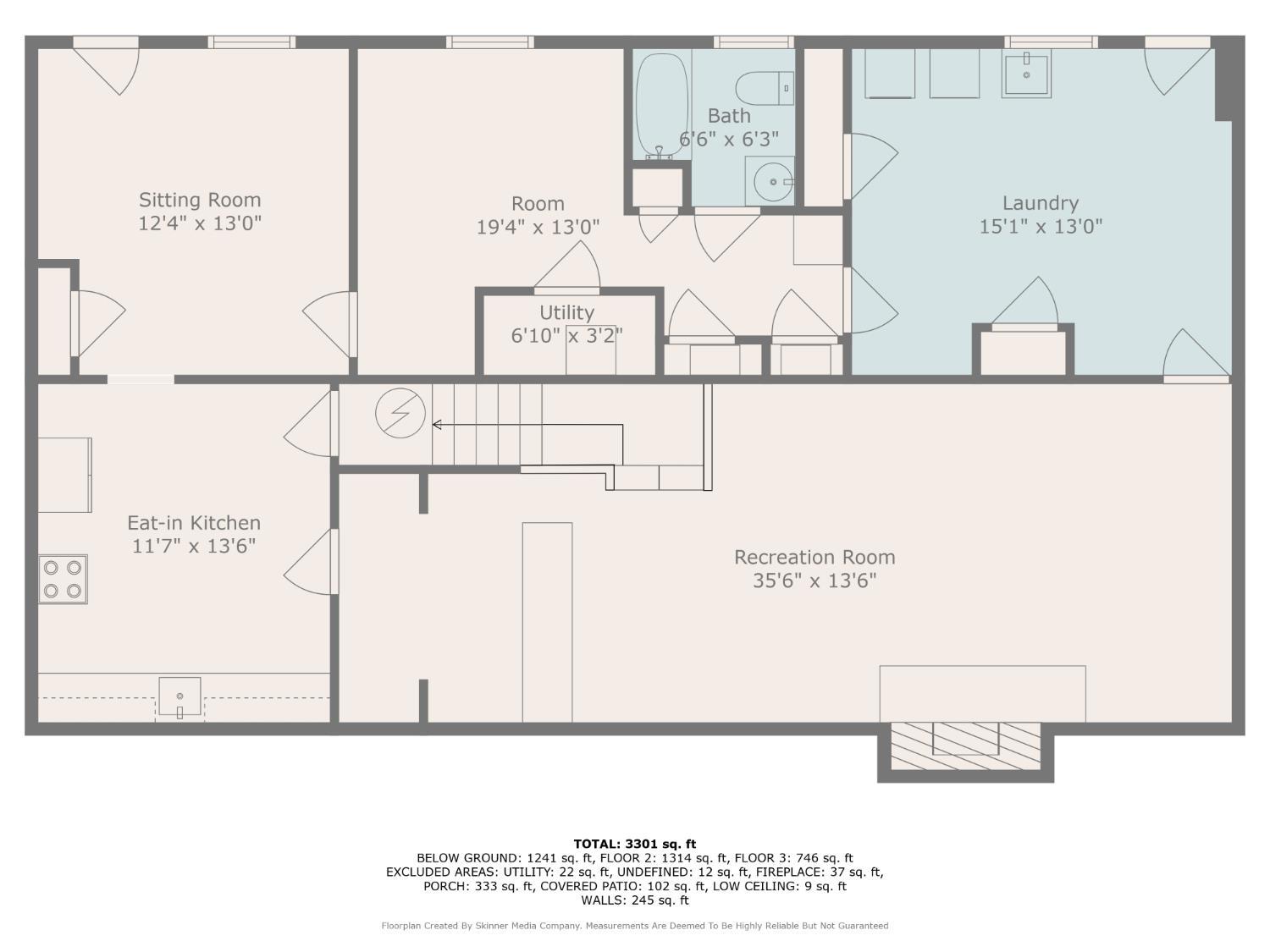 379 Winesap Road Madison Heights, VA 24572 - Photo 79 of 79 Lower Level Floorplan