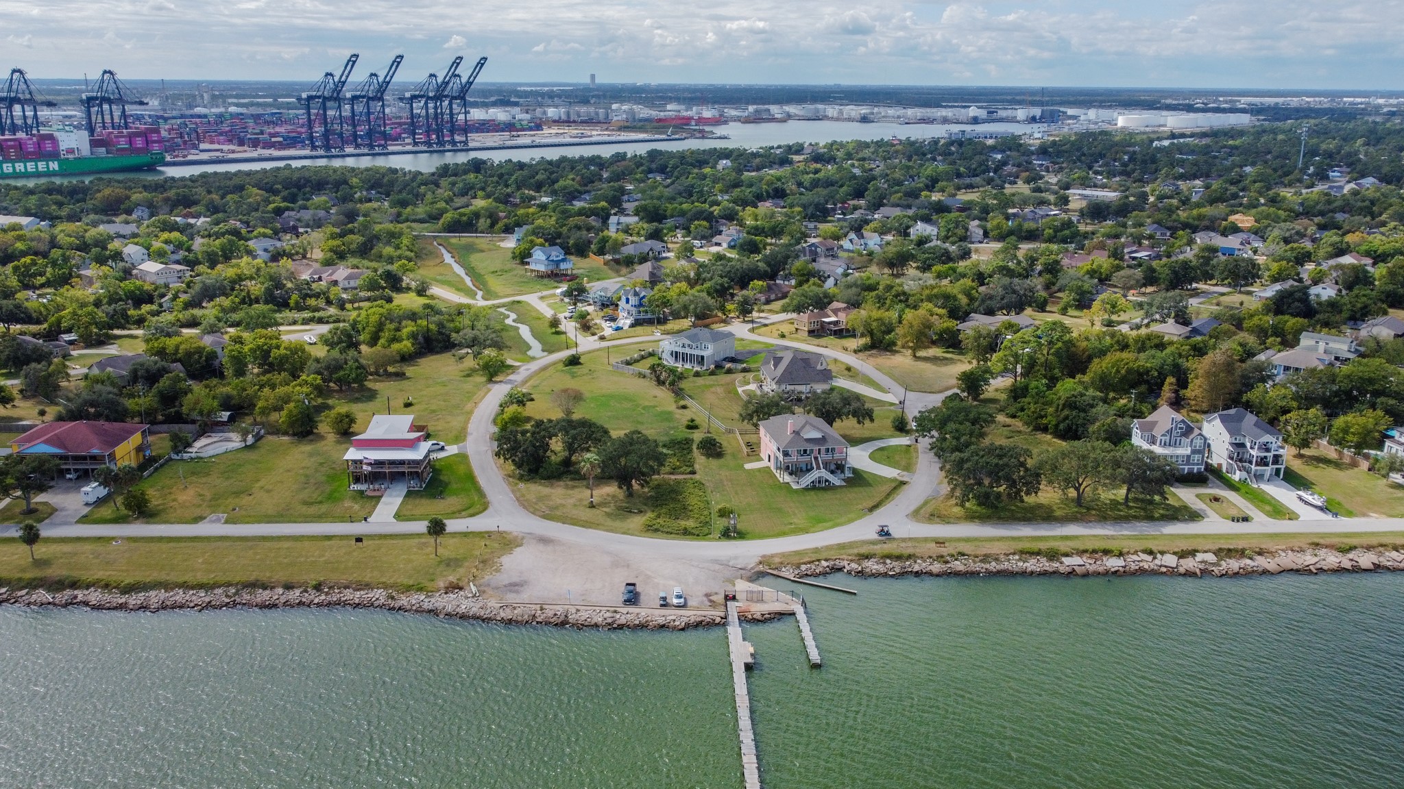 5 Shore Acres Circle Shoreacres, TX 77571 - Photo 33 of 38 a view of a lake with a outdoor space
