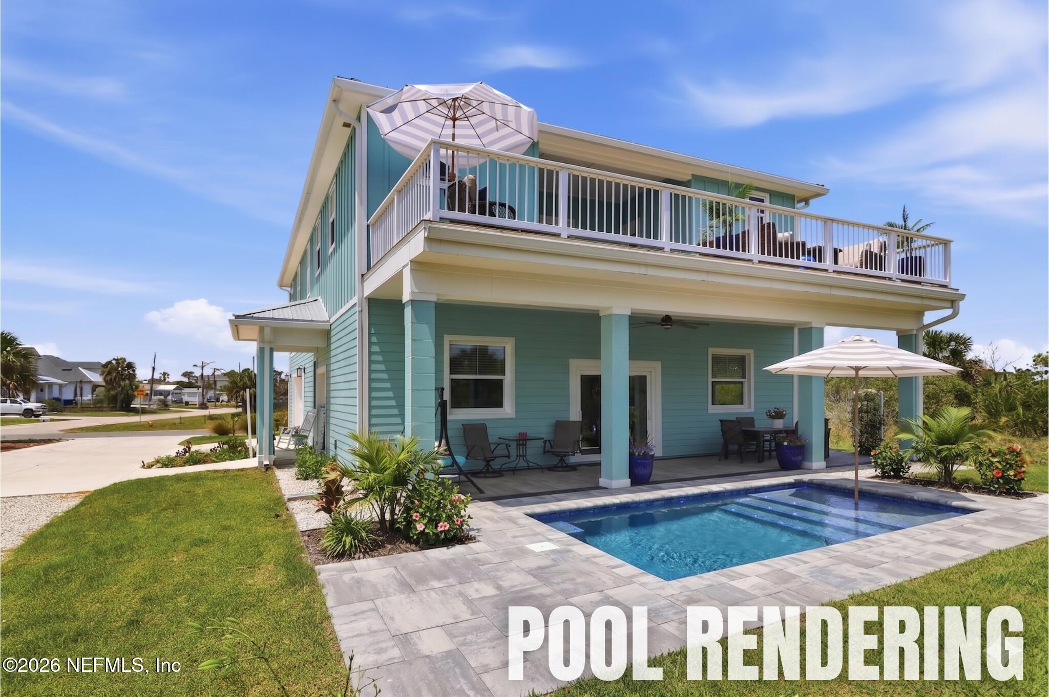 5900 Costanero Road St. Augustine, FL 32080 - Photo 6 of 58 POOL RENDERING