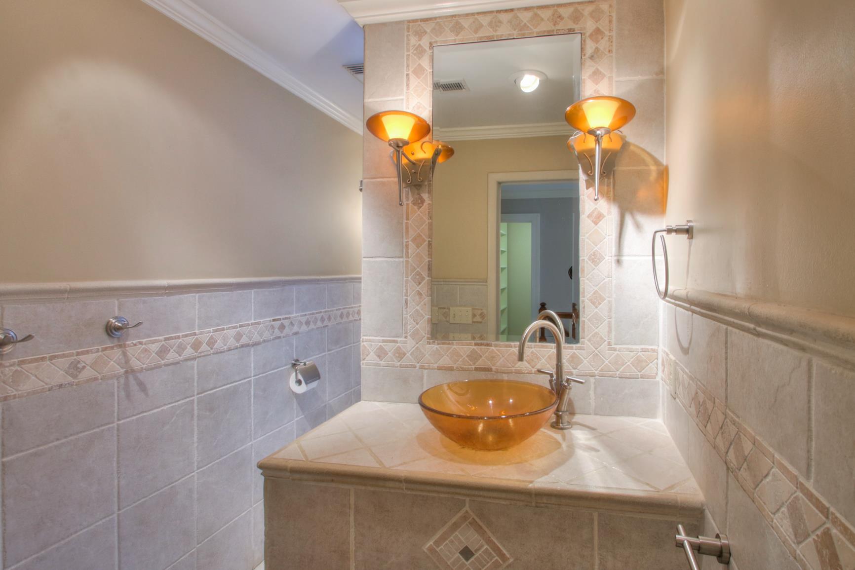 209 Rising Sun Lane Old Hickory, TN 37138 - Photo 22 of 30 Upstairs bathroom with an updated tile shower