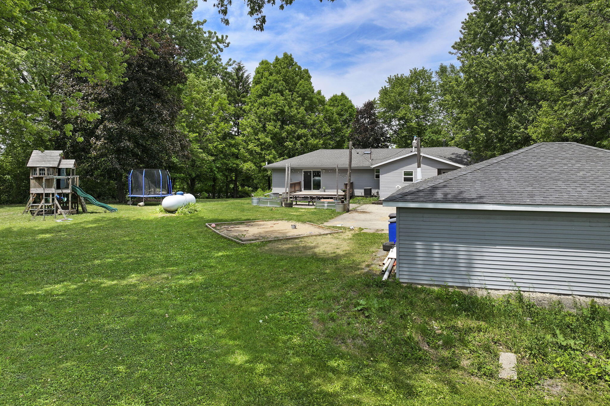 W8139 County Rd A Richmond, WI 53115 - Photo 22 of 23 back yard