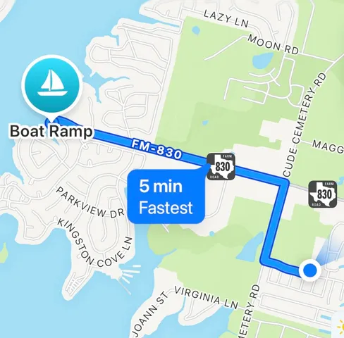 a view of swimming pool with a yard and lake view in back