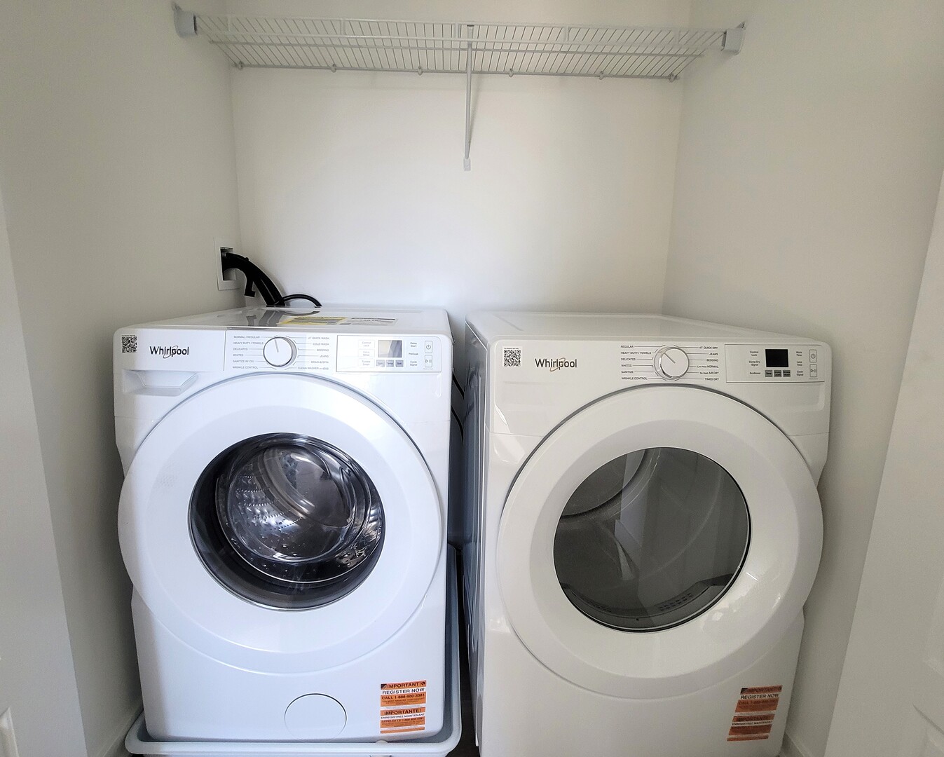 6550 Linden Trail, Unit F Wonder Lake, IL 60097 - Photo 16 of 18 a utility room with dryer and washer