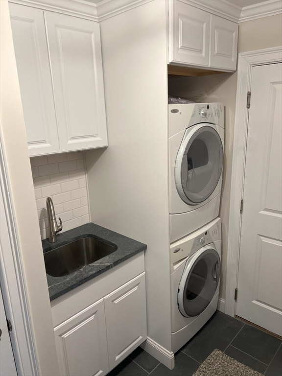 69 Narrows Road Assonet, MA 02702 - Photo 21 of 40 a utility room with sink dryer and washer