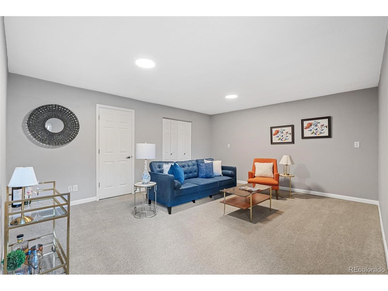 6450 West 44th Place, Unit B Wheat Ridge, CO 80033 - Photo 19 of 35 Private Garden Level Basement W/ Door - Make Into 3rd Bedroom or Man Cave!