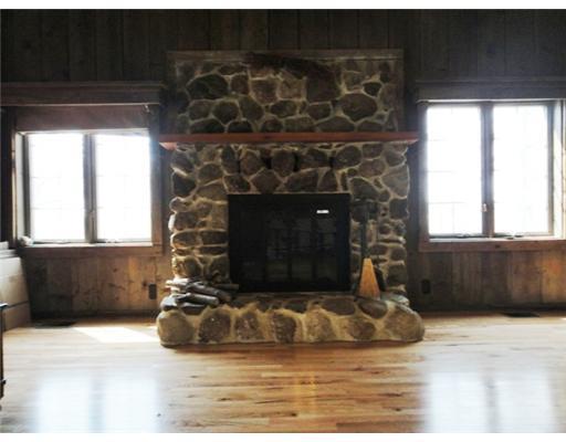 7 Townsend Road Hebron, ME 04238 - Photo 5 of 11 Living Room. Fieldstone Fireplace