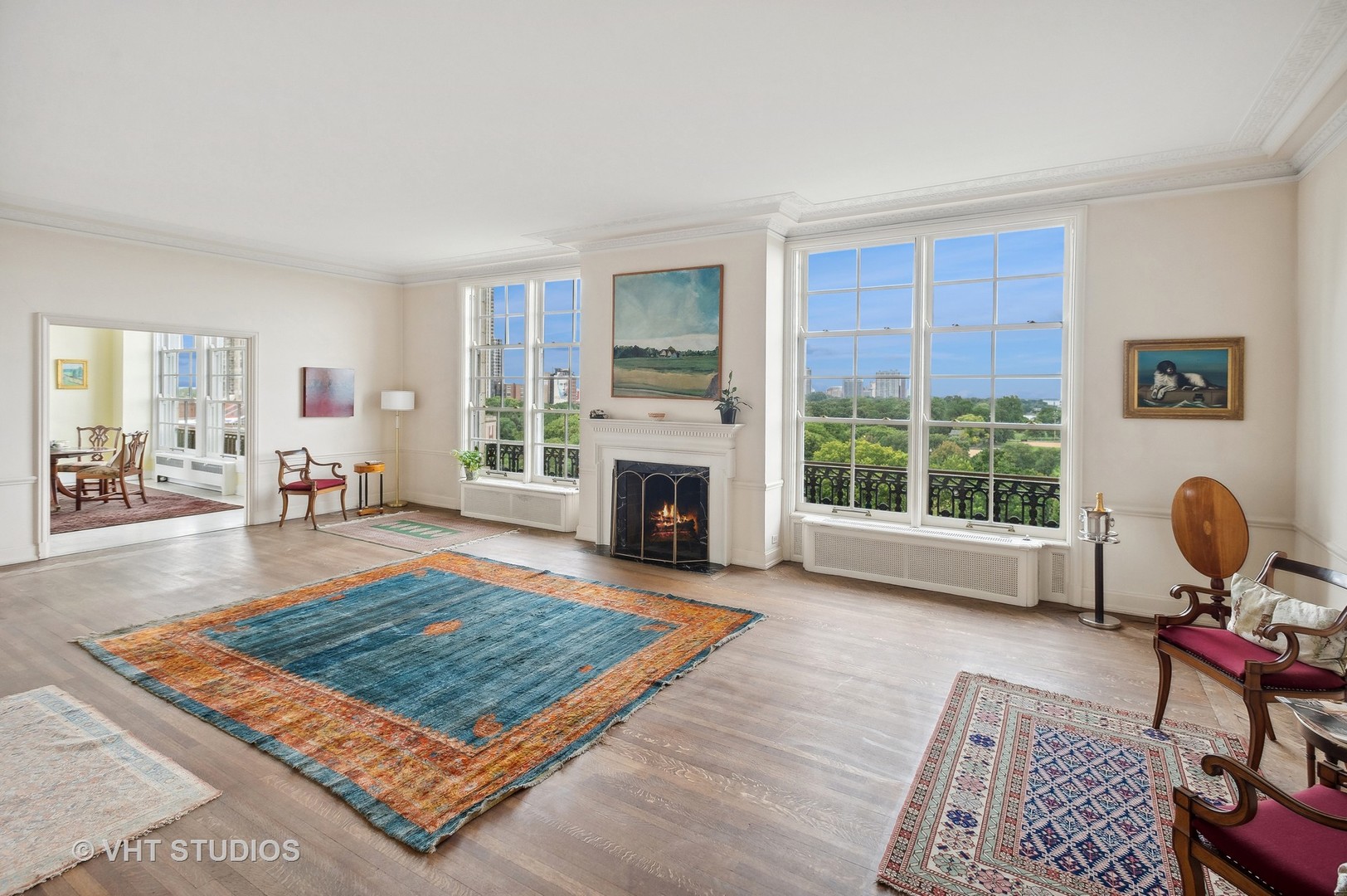 1550 North State Parkway, Unit 501 Chicago, IL 60610 - Photo 4 of 20 a living room with furniture rug and window