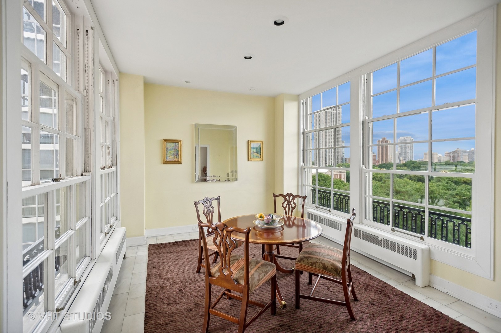 1550 North State Parkway, Unit 501 Chicago, IL 60610 - Photo 5 of 20 a view of a dining room with furniture window and outside view