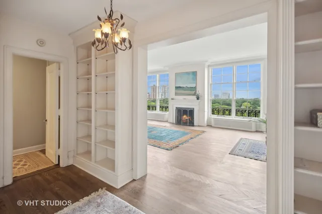 a view of livingroom with hardwood floor and window
