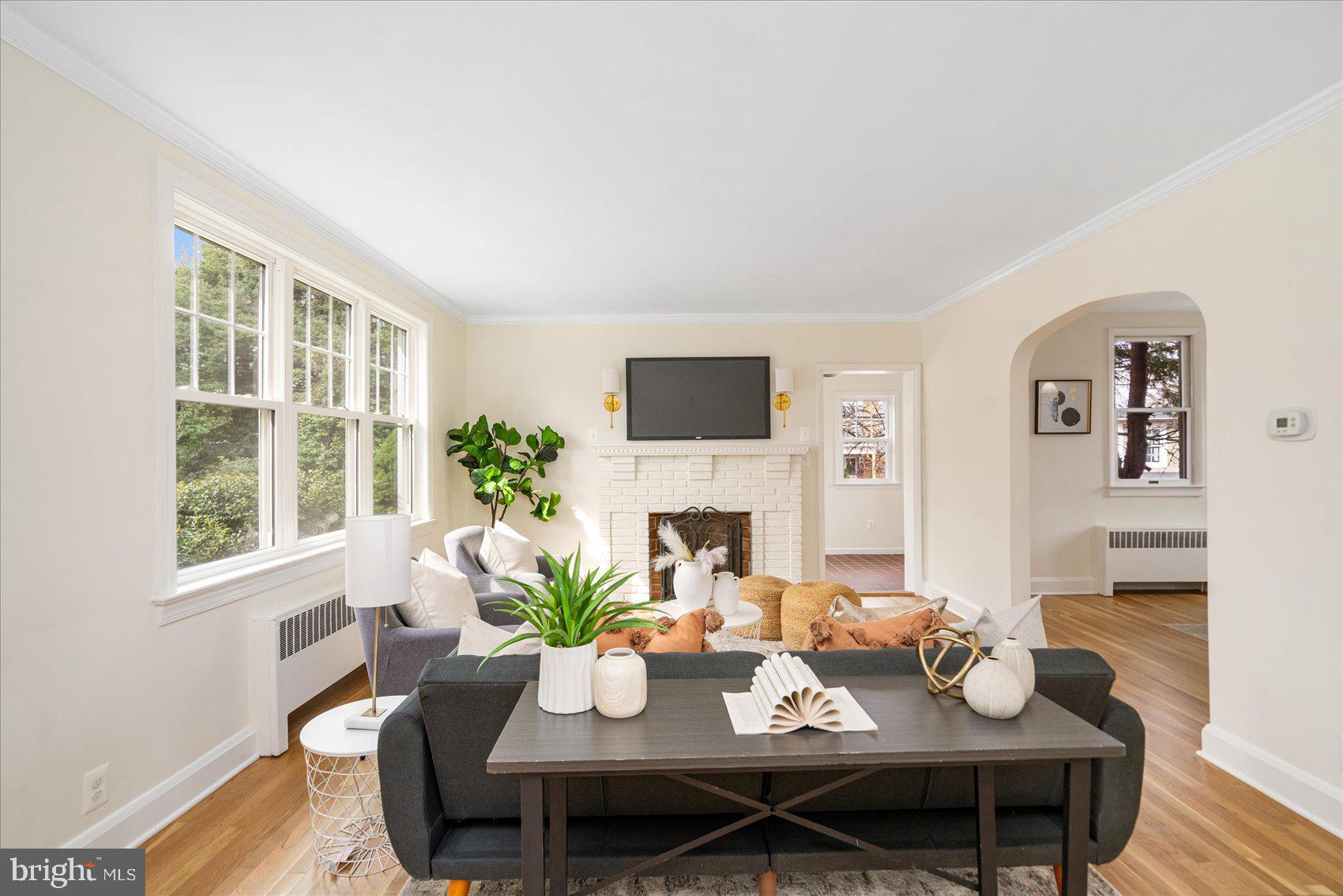 500 Wilton Road Baltimore, MD 21286 - Photo 5 of 57 a view of a dining room with furniture window and wooden floor