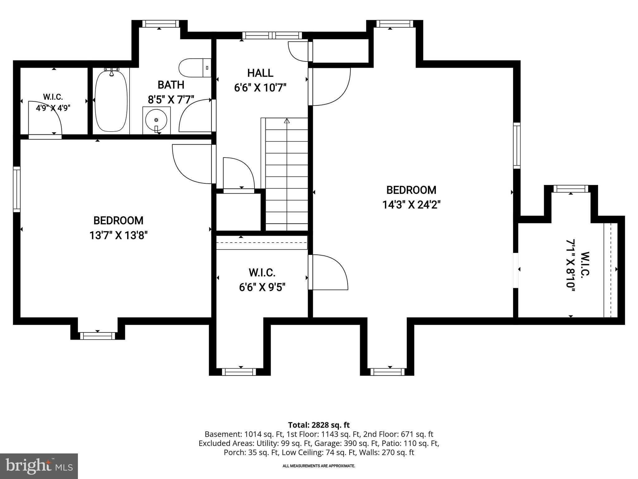 16510 Batchellors Forest Road Olney, MD 20832 - Photo 104 of 107 Upper Level Floor Plan