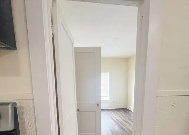 a view of an empty room