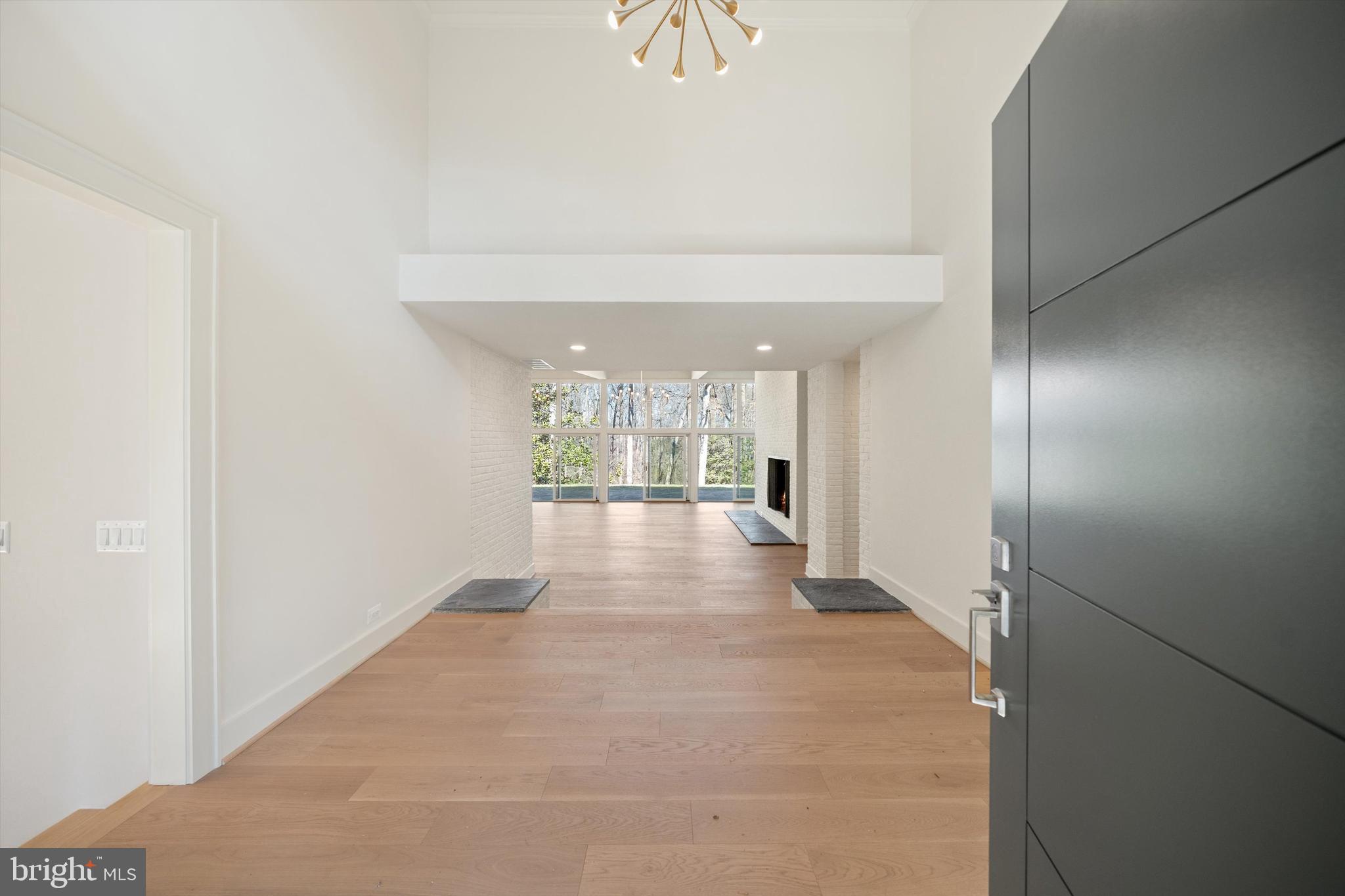 1402 Langley Place McLean, VA 22101 - Photo 3 of 46 Front entry with views to rear lawn and woods