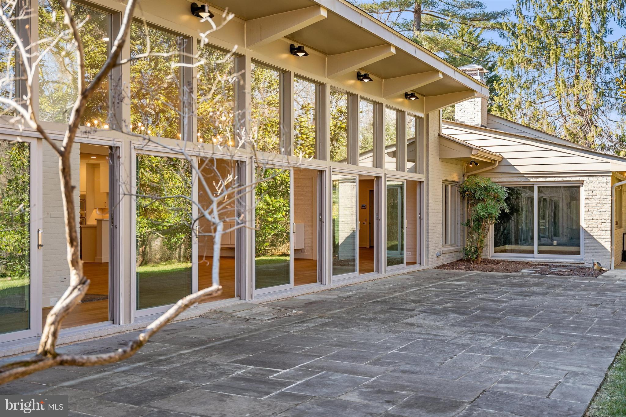 1402 Langley Place McLean, VA 22101 - Photo 40 of 46 Walls of windows across the rear of home