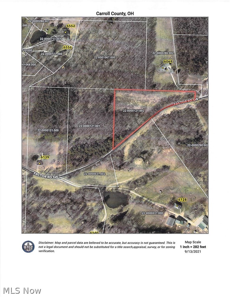 6139 Factor Road Southwest Sherrodsville, OH 44675 - Photo 2 of 20 3 Tracts Total 13.2 Acres