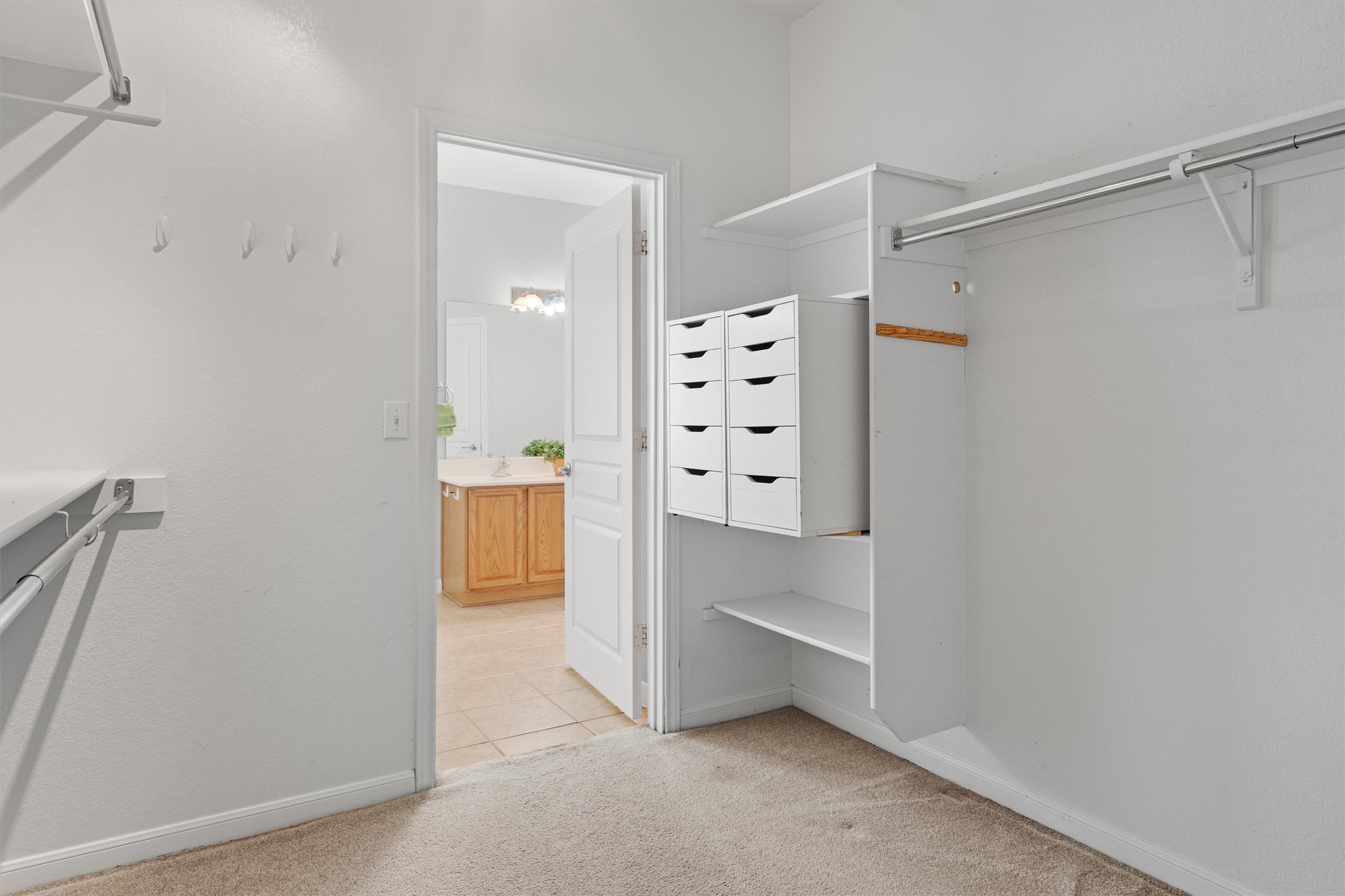 321 Yukon Terrace Georgetown, TX 78633 - Photo 7 of 15 a view of walk in closet with empty racks