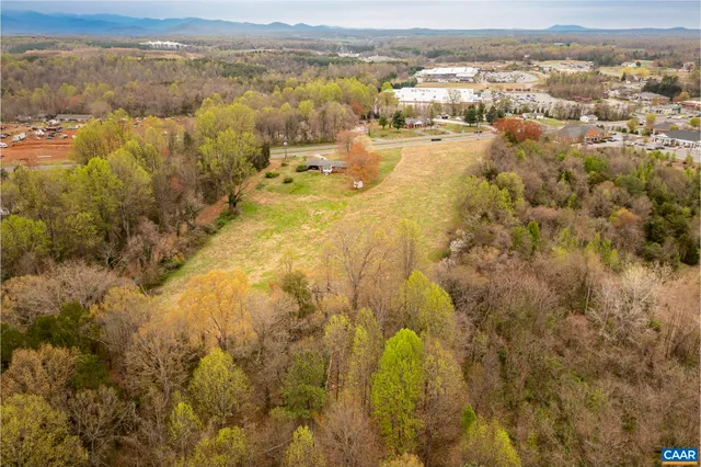 a view of city and mountain