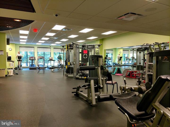 15107 Interlachen Drive, Unit 2801 Silver Spring, MD 20906 - Photo 48 of 50 a view of a room with gym equipment