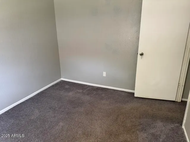 a view of a black gate