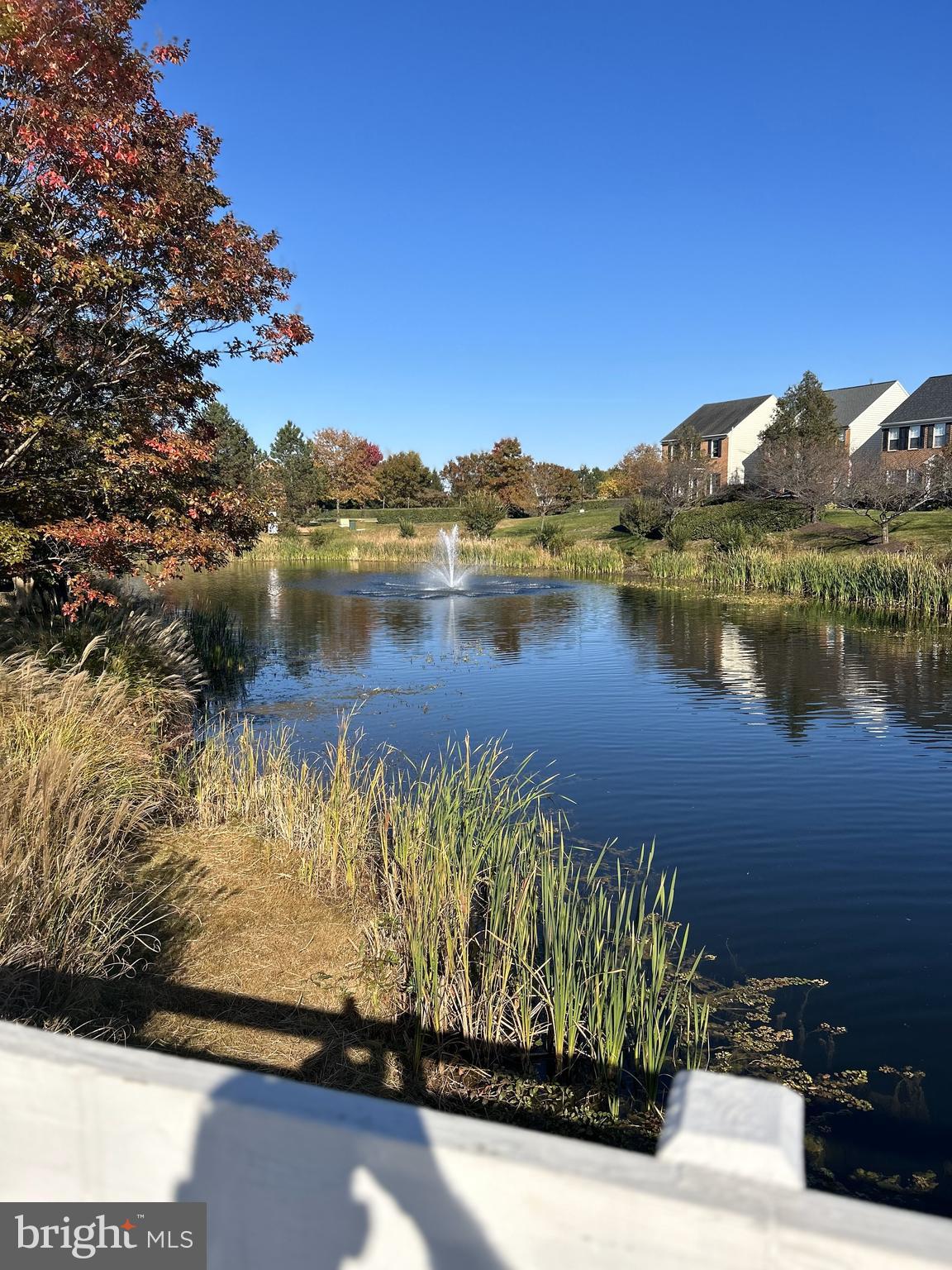 6872 Witton Circle Gainesville, VA 20155 - Photo 21 of 22 a view of a lake with a mountain in the background