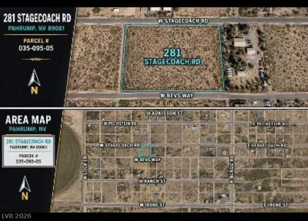 $119,000 | 281 West Stagecoach Road, Pahrump, NV 89060
