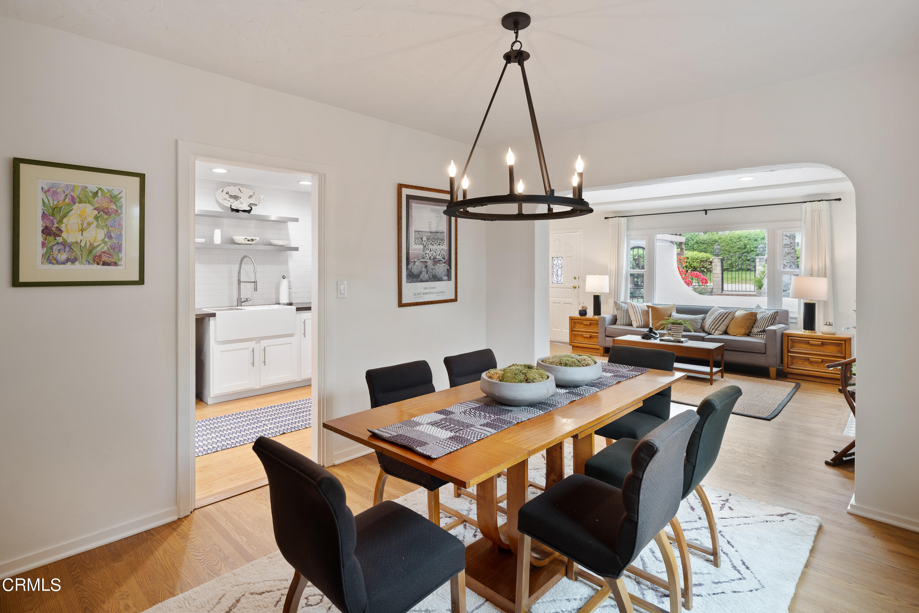 488 Colman Street Altadena, CA 91001 - Photo 17 of 75 a view of a dining room with furniture window and wooden floor