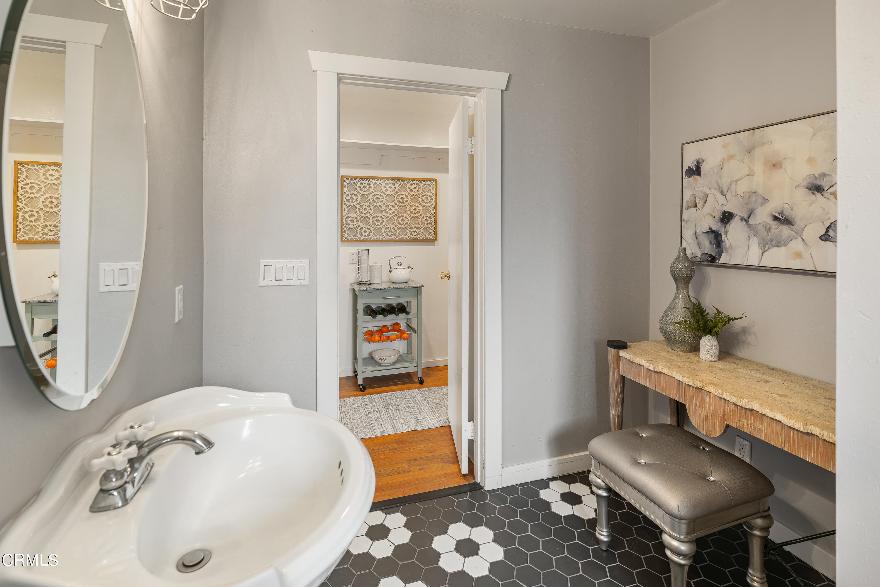 488 Colman Street Altadena, CA 91001 - Photo 36 of 75 a bathroom with a sink and a mirror