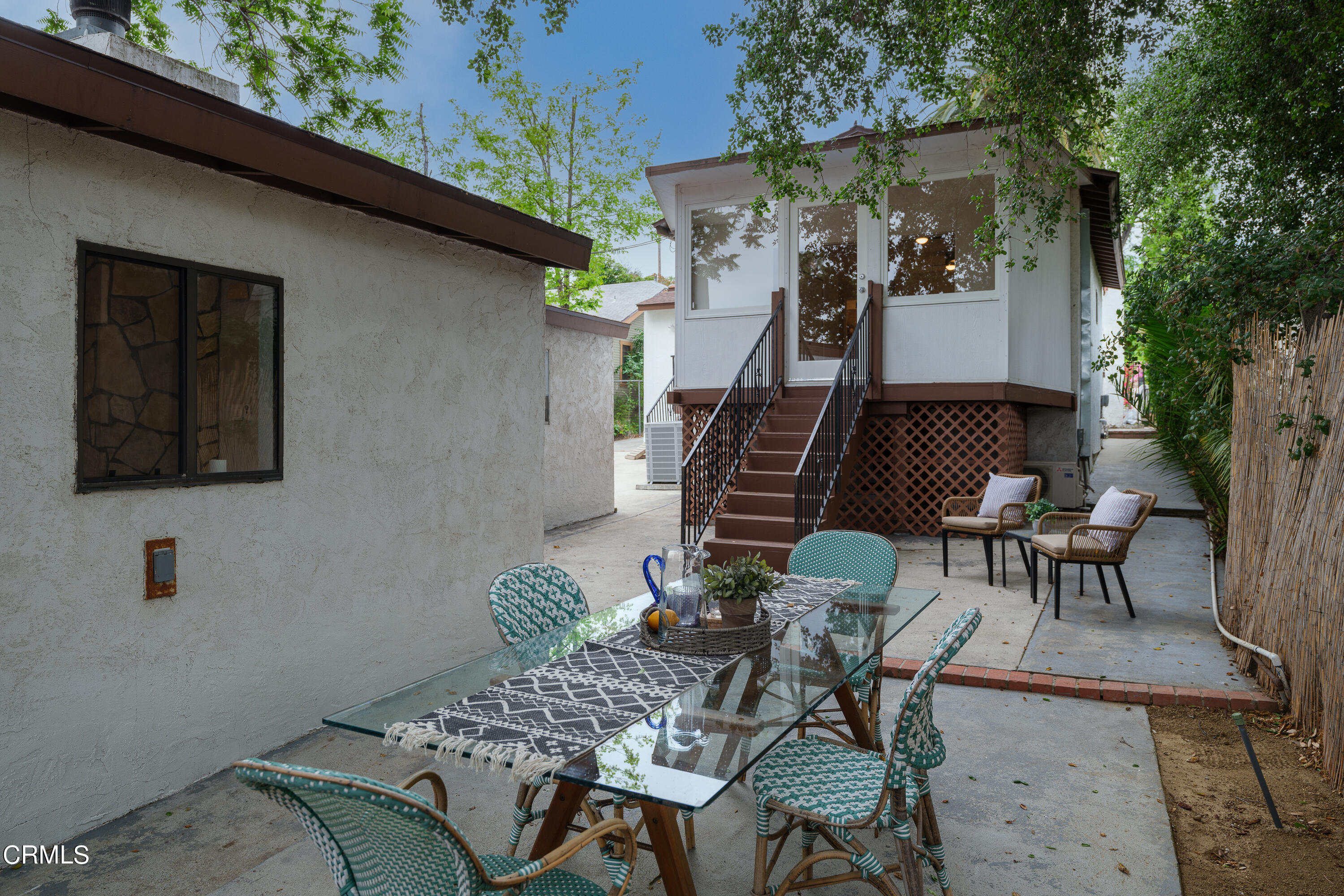 488 Colman Street Altadena, CA 91001 - Photo 48 of 75 a outdoor living space with furniture and a fireplace