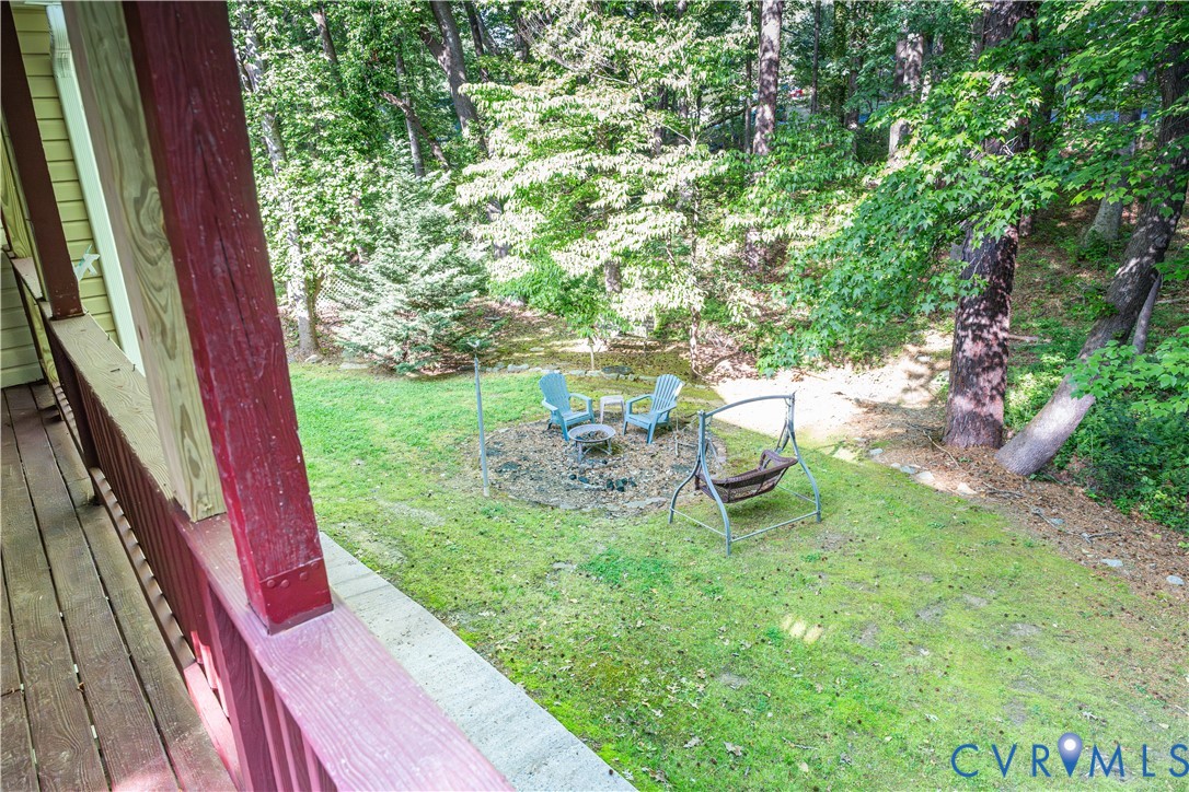 1024 Green Hill Road South Hill, VA 23970 - Photo 26 of 30 a view of yard from a balcony