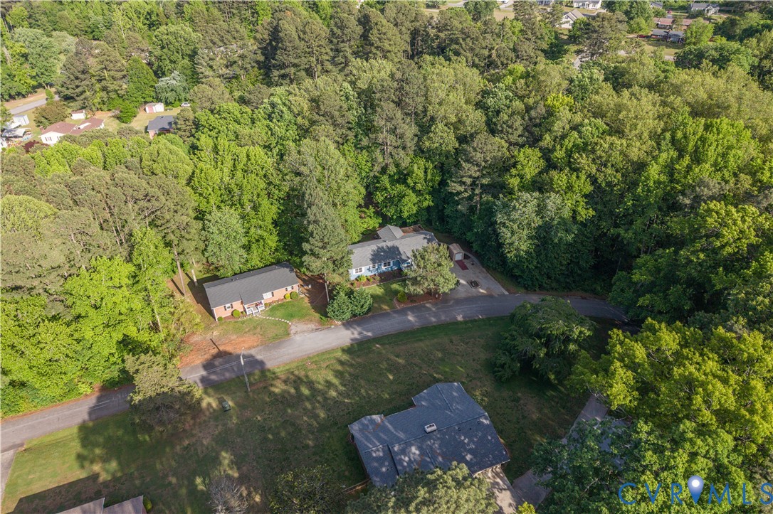1024 Green Hill Road South Hill, VA 23970 - Photo 28 of 30 an aerial view of a house with a yard