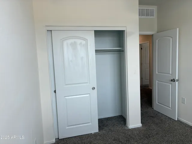 a view of closet with window