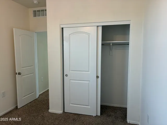 a view of closet area