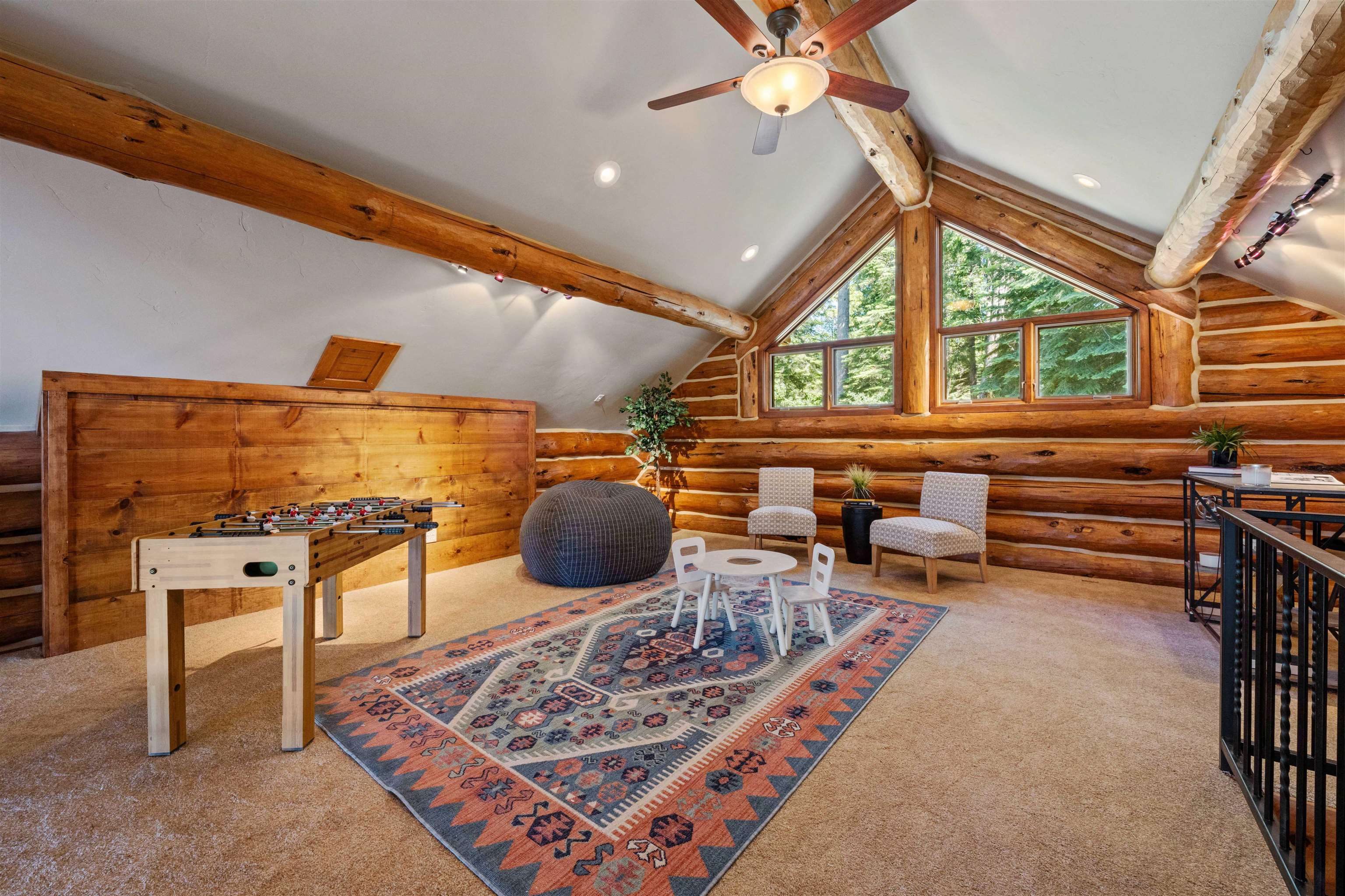 615 Alta Reservoir Road Alta, CA 95701 - Photo 12 of 21 This loft offers the opportunity for a Movie night or a "work from cabin office"