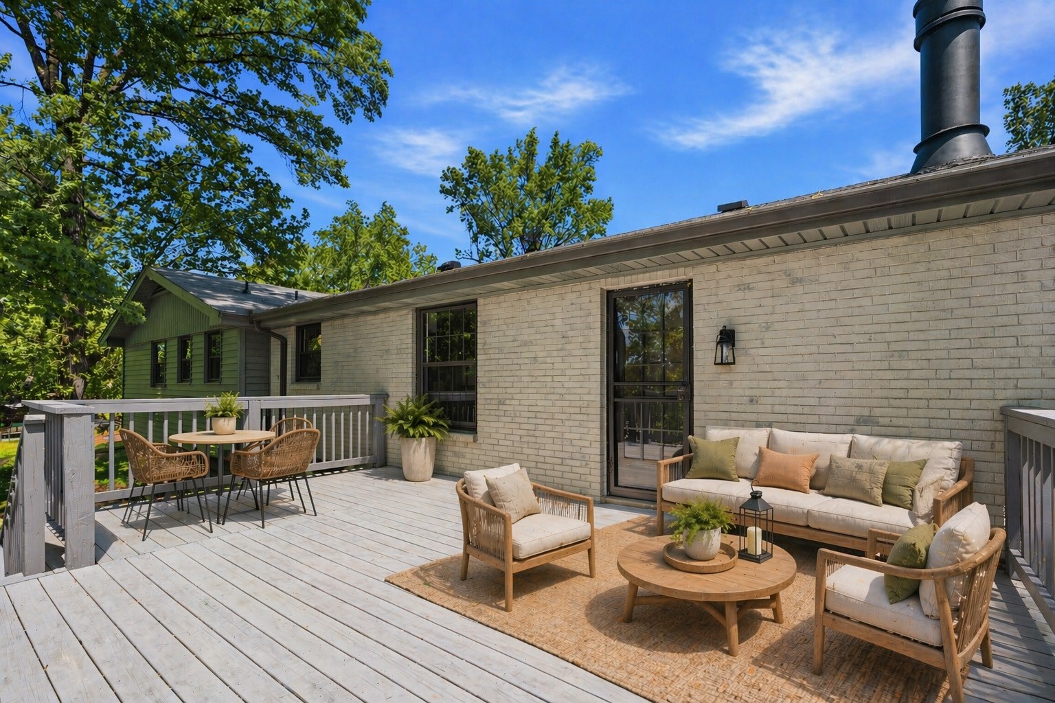 616 Baton Rouge Court Hermitage, TN 37076 - Photo 38 of 43 a view of a patio with couches table and chairs and potted plants