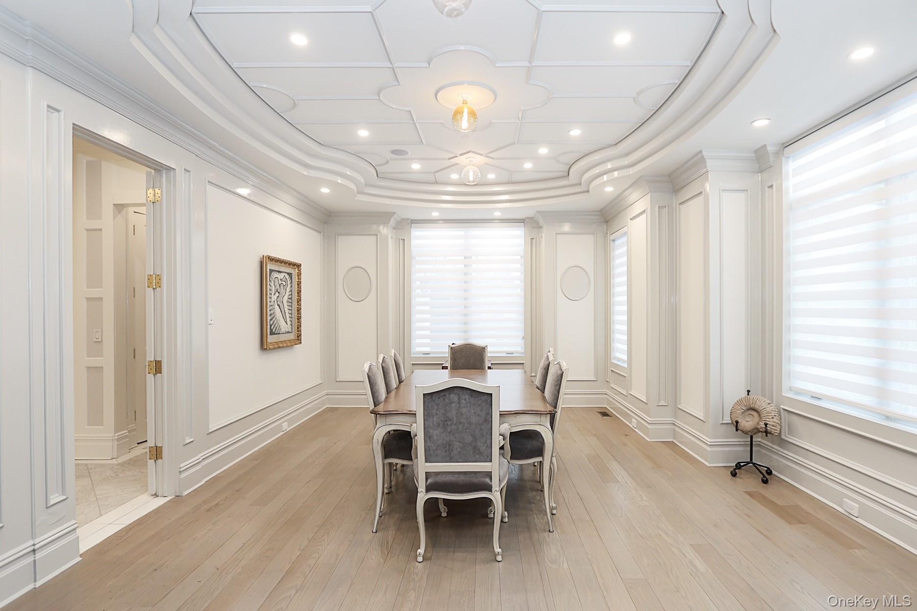 19 Gilbert Road Great Neck, NY 11024 - Photo 7 of 36 a view of a dining room with furniture window and outside view