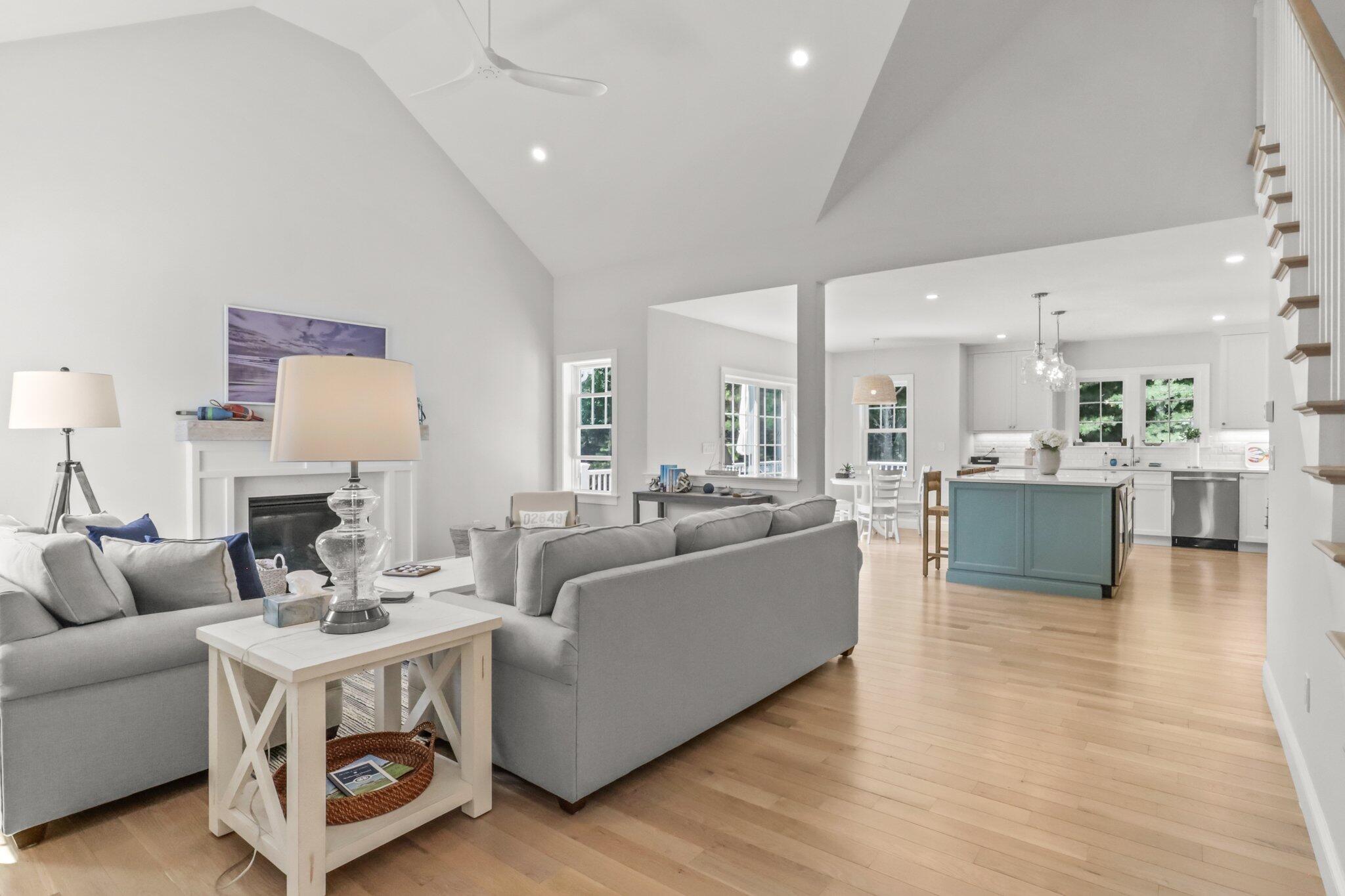 58 Cobblestone Circle Mashpee, MA 02649 - Photo 5 of 49 a living room with furniture and a large window