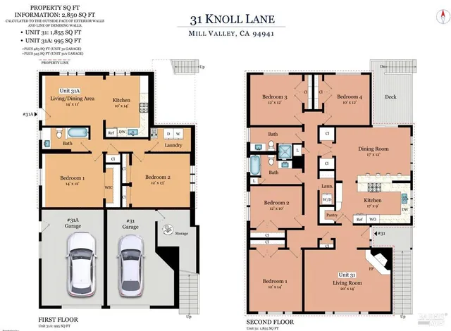 $2,295,000 | 31 Knoll Lane, Mill Valley, CA 94941